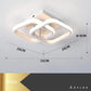 Lustre Chambre Moderne Double Square