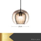Lustre Salle à Manger Design Glass Led