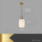 Lustre Cuisine Suspensible Verre Luxe
