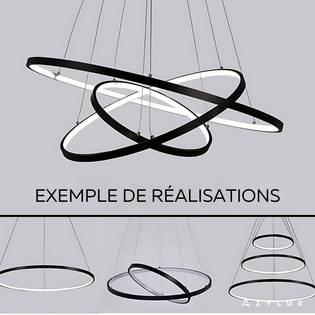 Lustre Salle à Manger Design Triple Circles