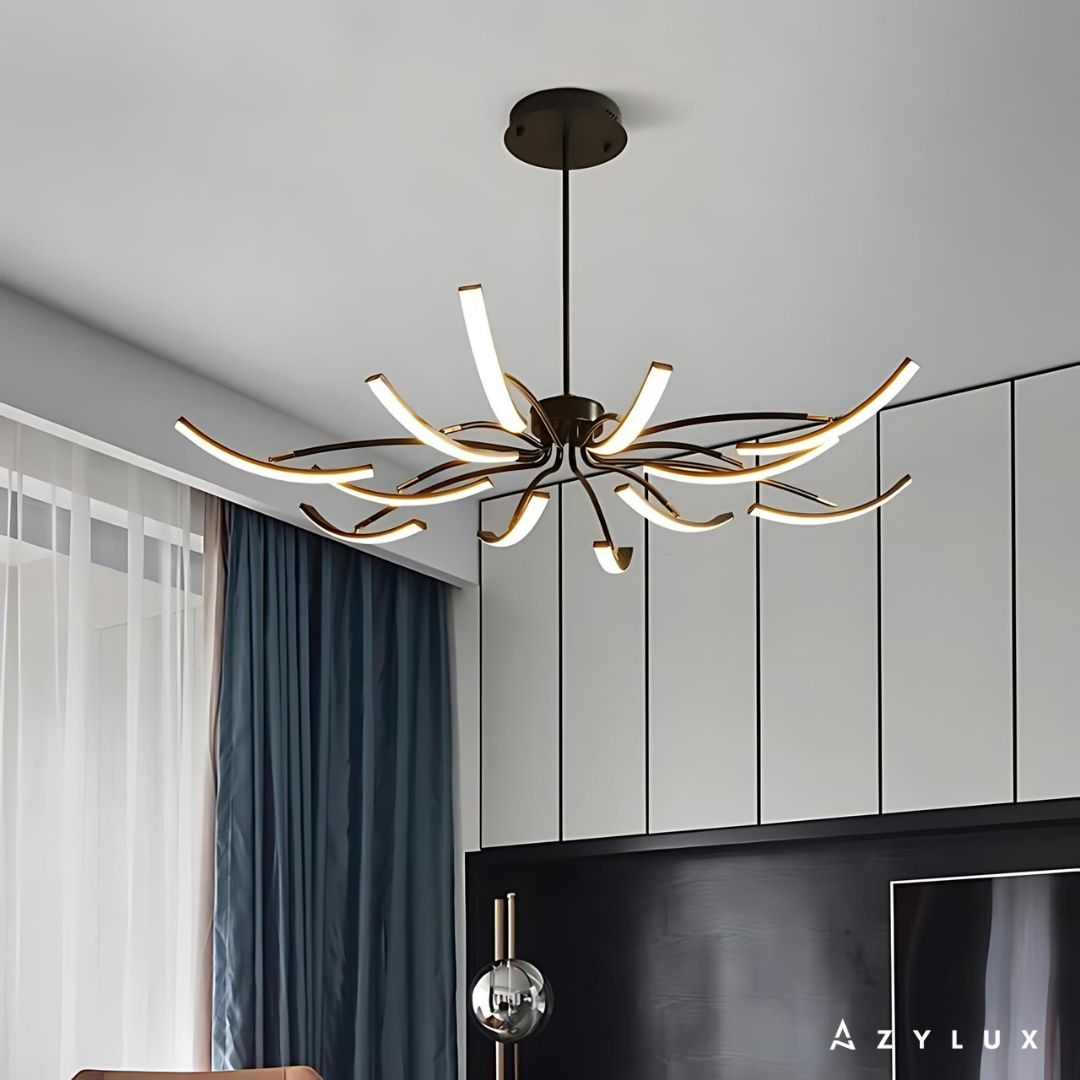 Lustre Salon Design Courbé